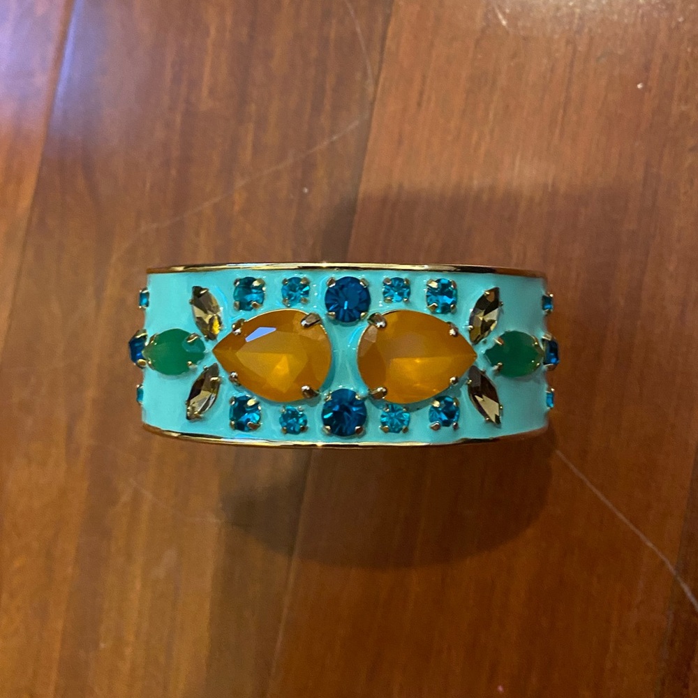 J.CREW GOLD JEWEL BANGLE